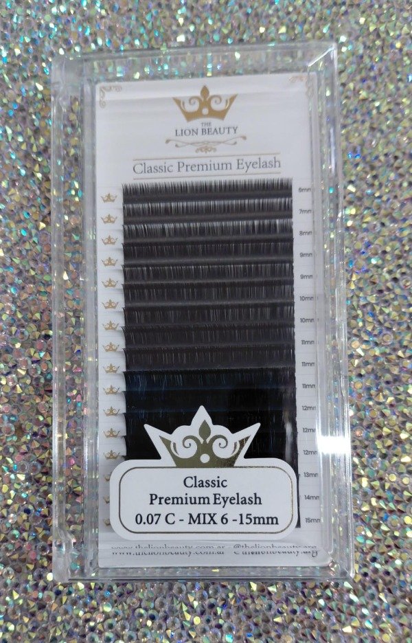 Producto - PESTAÑAS CLASICAS THE LION BEAUTY 0.07 CURVA C MIX 6-15MM