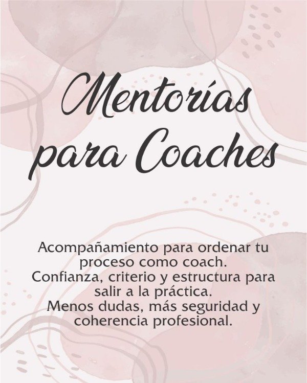 Producto - Mentorías para Coaches