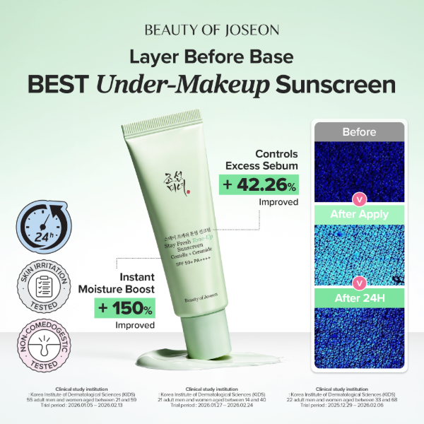 Producto - Beauty of Joseon Protector solar Stay Fresh Tone-Up (Verde) 50 ml SPF50+ PA++++ - 1