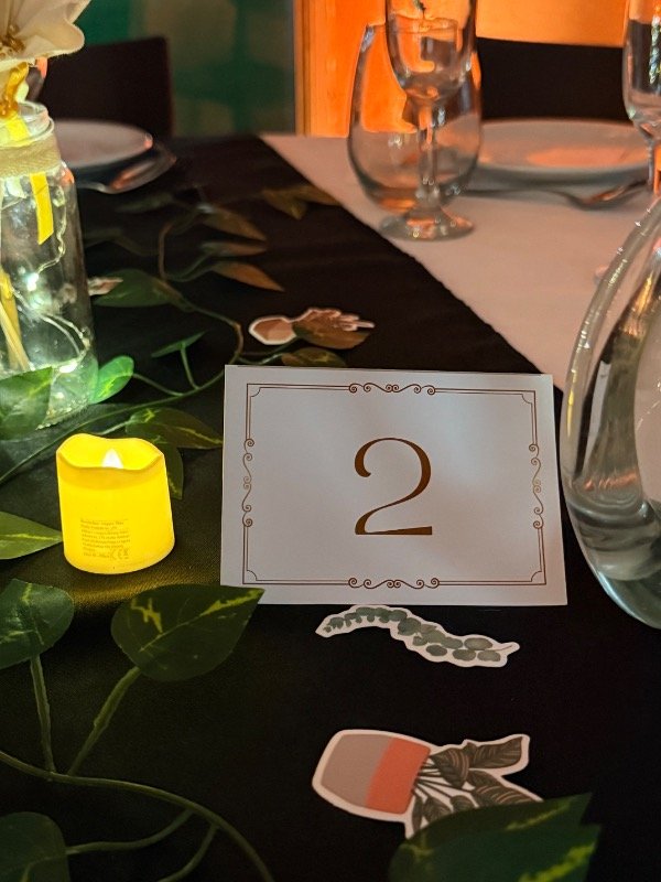 Producto - Números de mesa