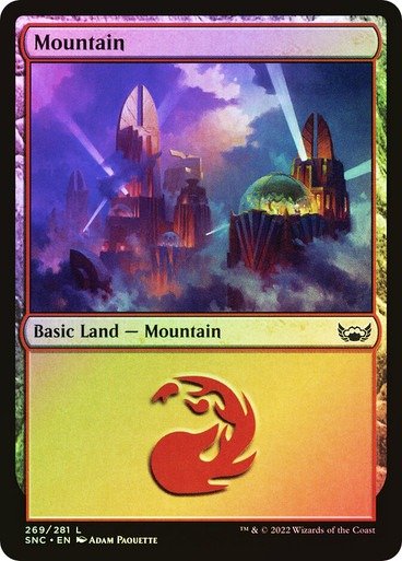 Producto - Mountain 269 Foil  Streets of New Capenna