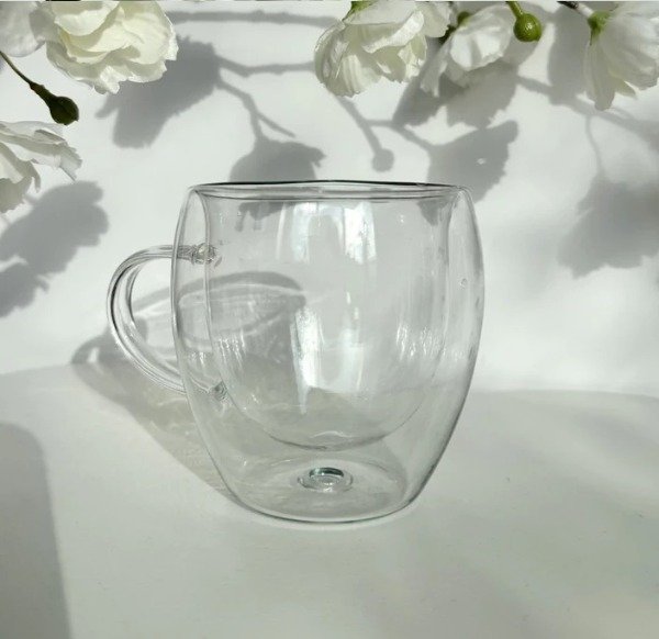 Producto - Taza doble vidrio c/asa - 0