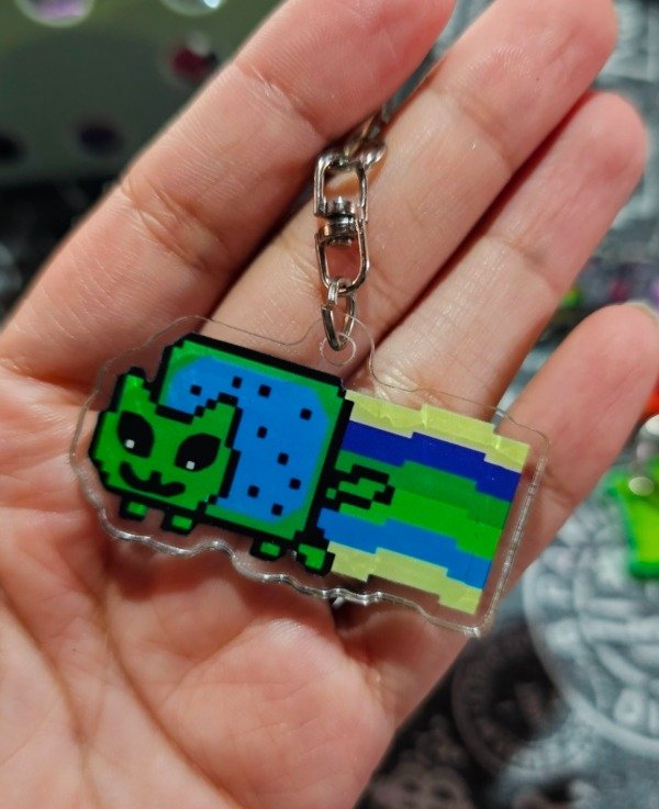 Producto - Llavero acrílico gatito 2