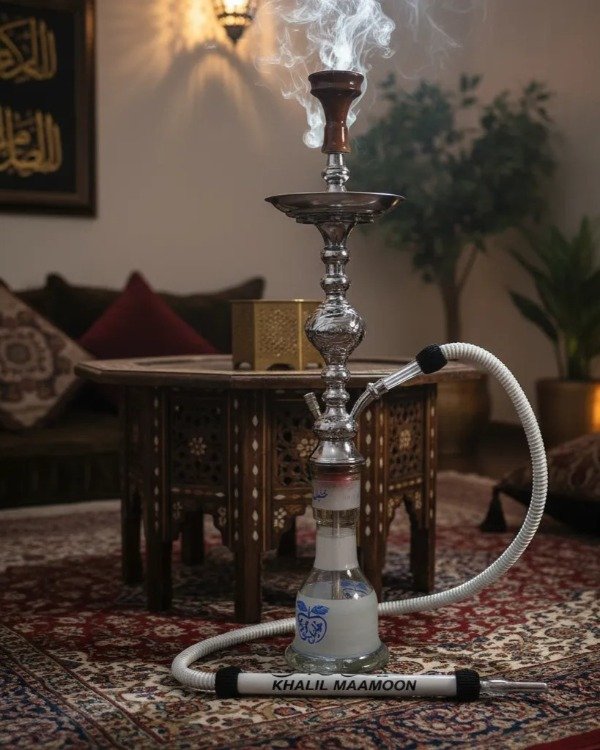 Producto - Narguile Shisha Khalil Mamoon C/estuche + cepillos y gomas de repuesto