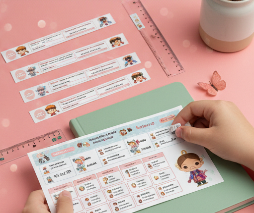 Producto - Kit Etiquetas Escolares Personalizadas + Tablas de Multiplicar 2026.
