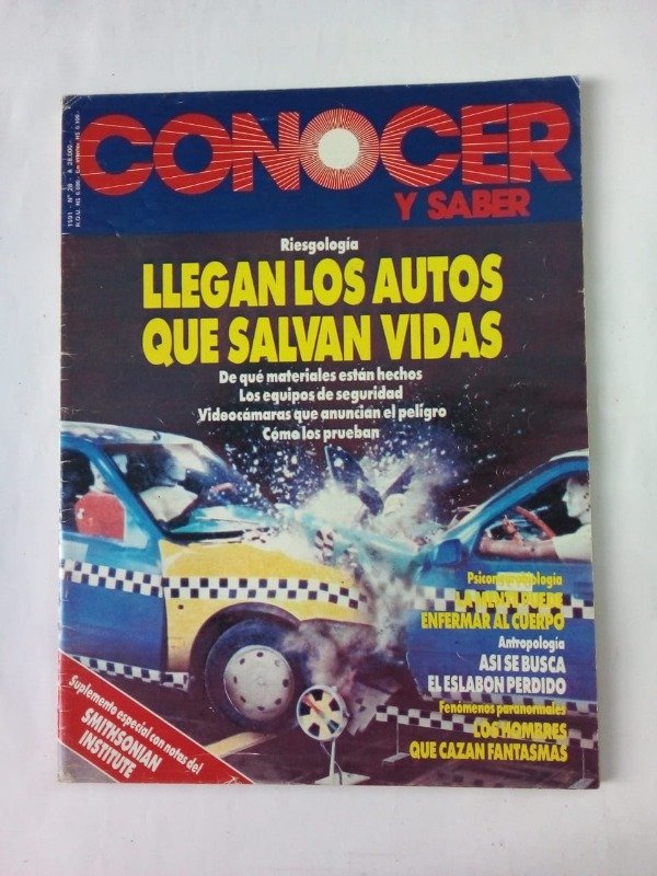 Producto - Conocer y saber #28 - 1991 - Llegan los autos que salvan vidas