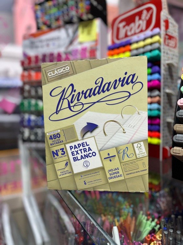 Producto - Repuesto 480 hojas rivadavia