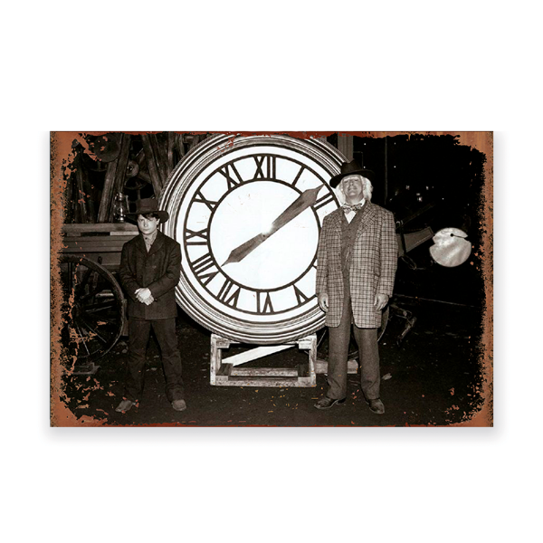 Producto - Chapa retro  Volver al futuro  Reloj (S/112)