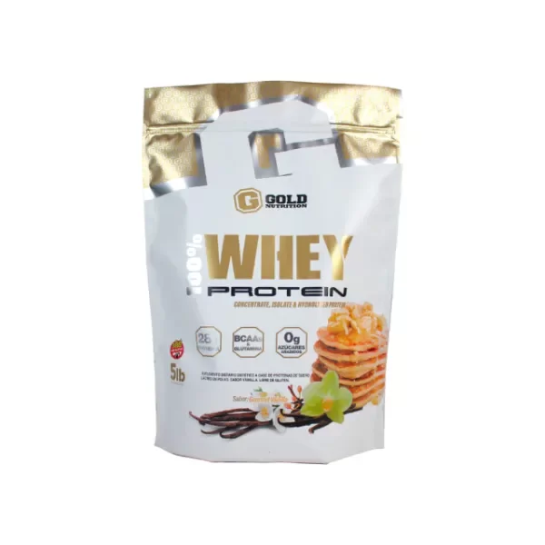 Producto - Whey Protein Gourmet Gold Nutrition Varios Sabores X 2lbs