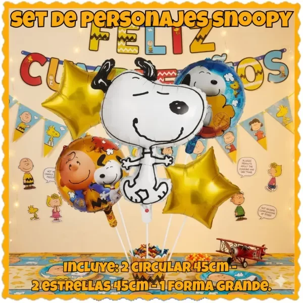 Producto - SET DE GLOBOS SNOOPY