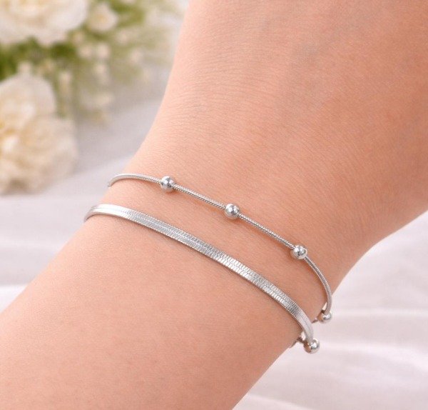 Producto - Pulsera Doble Acero BL