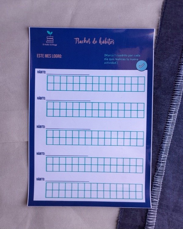 Producto - Pizarra hábitos imantada