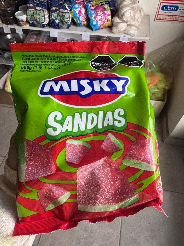 Producto - Gomitas Misky Sandías x 500 grs
