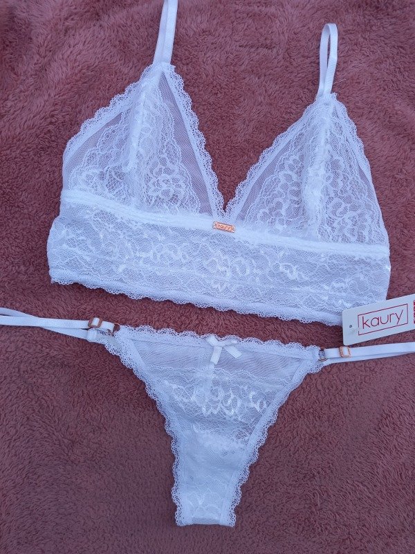 Conjunto top blanco kaury t.95