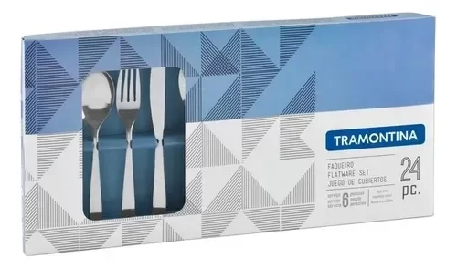 Producto - COSMOS JGO.DE CUBIERTOS 24PZ. TRAMONTINA