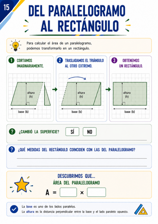 Producto - Perímetro y Área: Fórmulas, equivalencias y resolución de problemas - 11