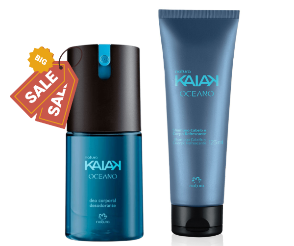 Producto - COMBO KAIAK OCEANO NATURA: DESODORANTE + SHAMPOO CORPORAL