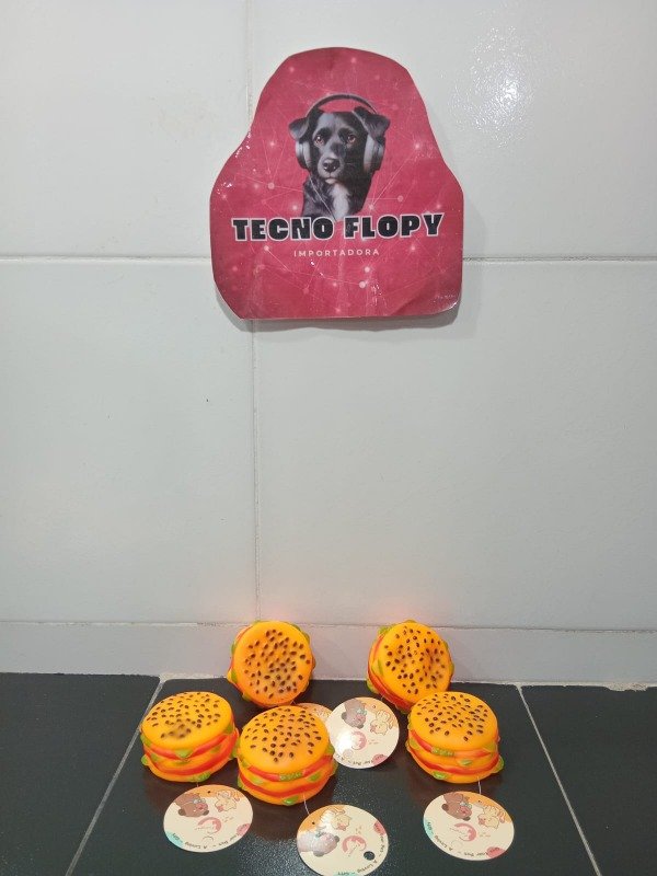 Producto - Mascota juguete hamburguesa chifle