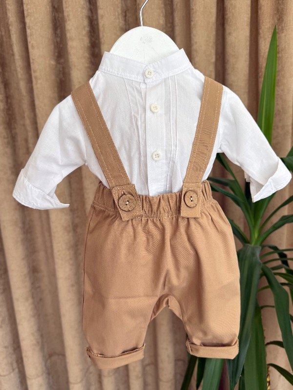 Producto - Jardinero Largo Gab.Elast. Tostado