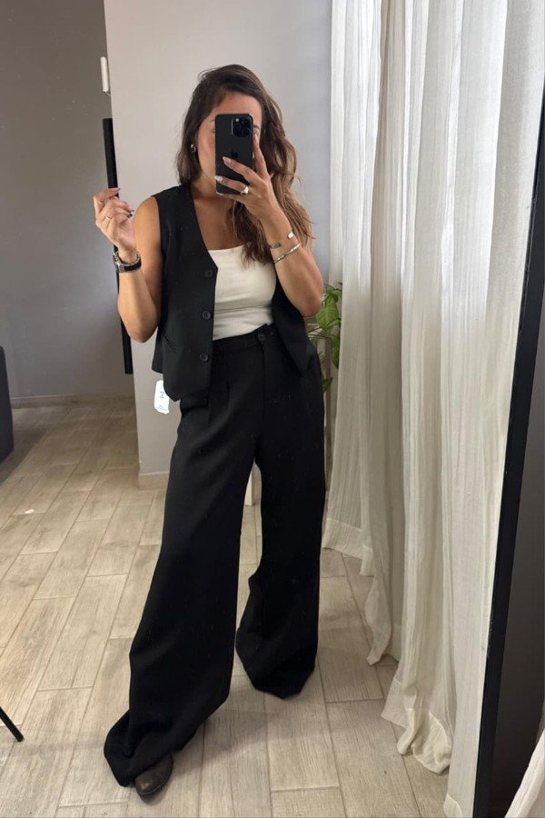 Producto - Pantalon Sastrero Tulia Negro // 38.900 TRANSF