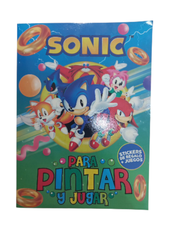 Producto - Libro Pintar SONIC
