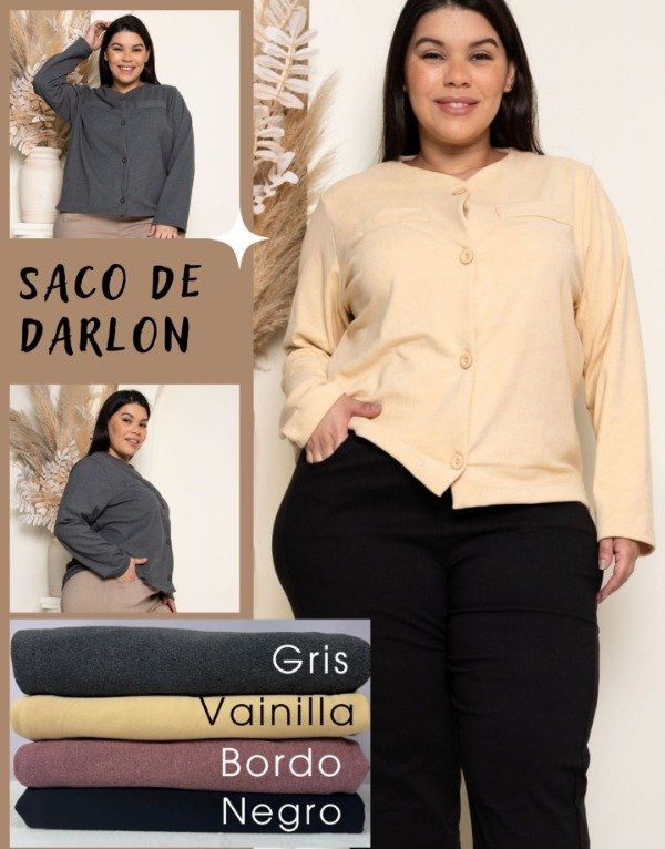 Producto - Línea Talles especiales!! Saco de Darlon
