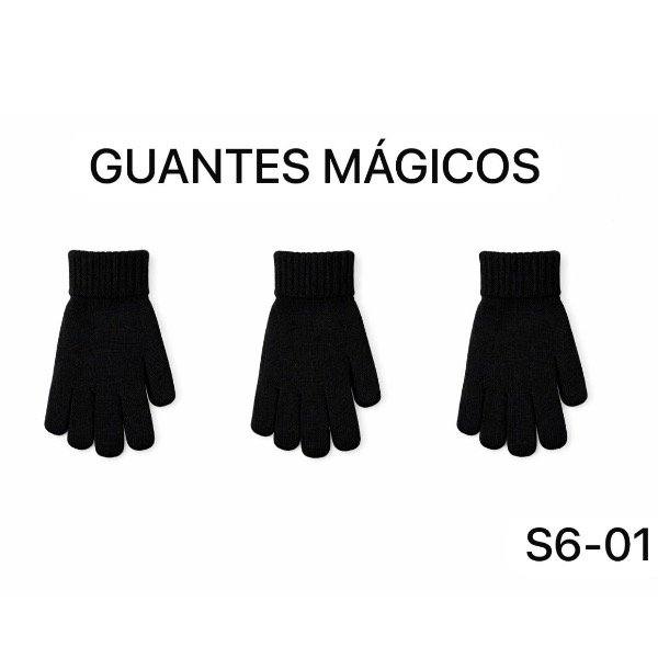 Producto - Guantes Mágicos En Negro Adulto S6-01 X12