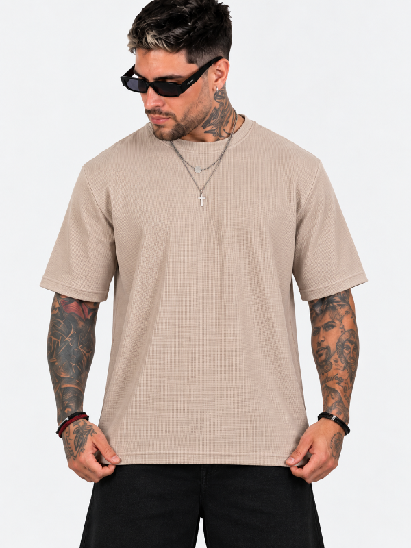 Producto - Remera Waffle Camel - 0