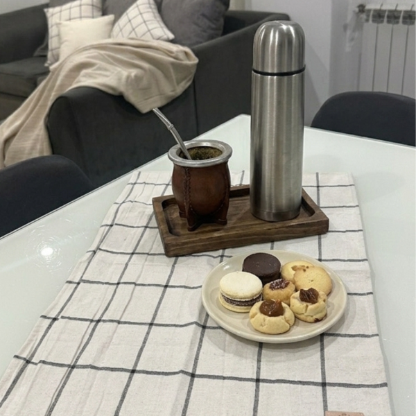 Producto - Mantel Matero con cuadros descrude - 0