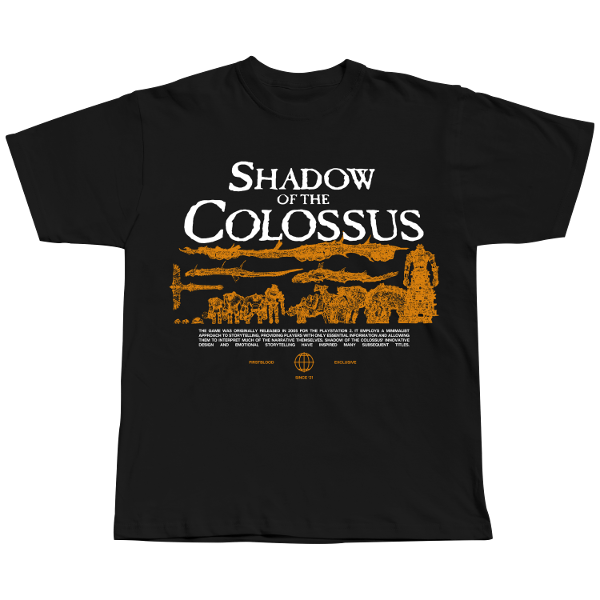 REMERA "SHADOW OF THE COLOSSUS" ON-DEMAND