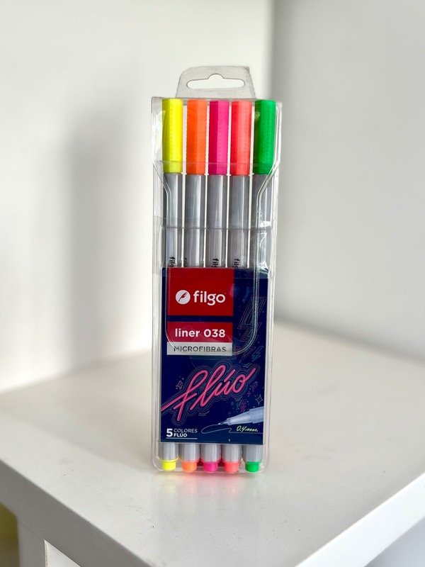 Producto - Microfibras Fluo x5 Filgo