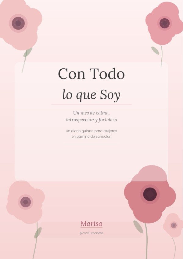 Producto - CON TODO LO QUE SOY - diario guiado de 30 días