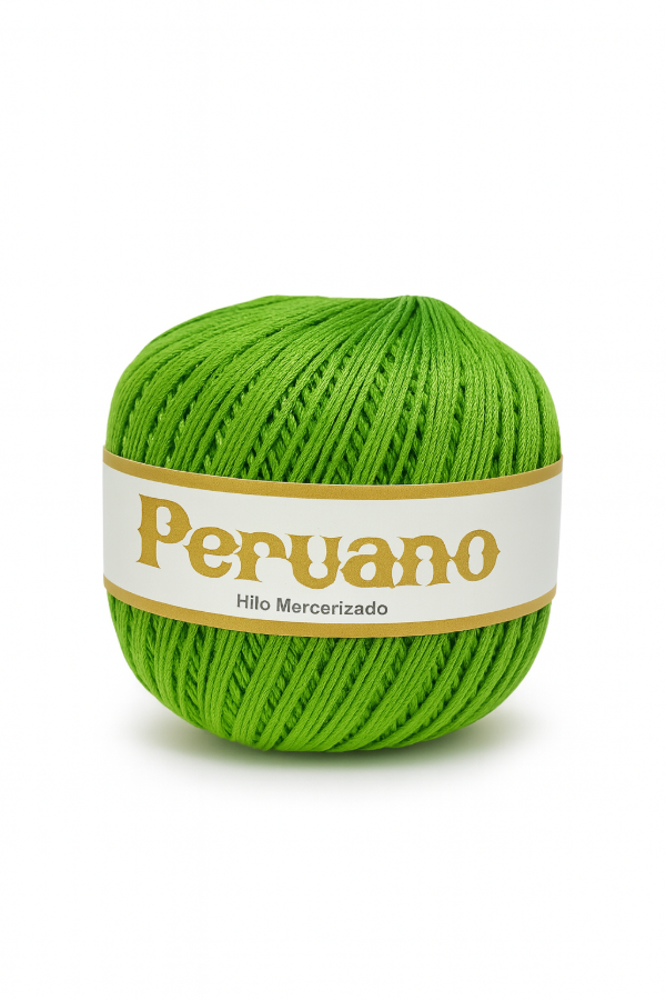 Producto - ALGODÓN PERUANO - 30 VERDE MANZANA