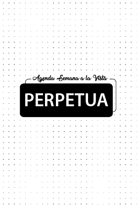 Producto - AGENDA PERPETUA COLUMNAS - SEMANA A LA VISTA