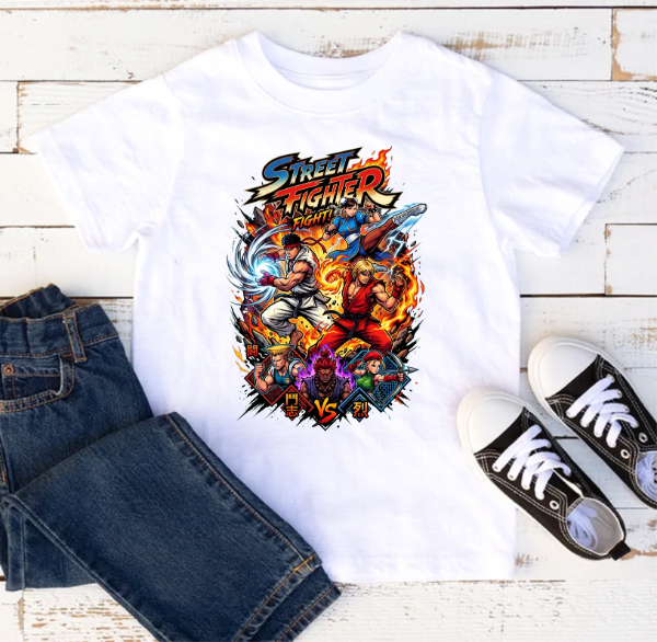 Producto - Plantillas Remeras Street Fighter Diseños sublimar Sublimación DTF #R328 - 3