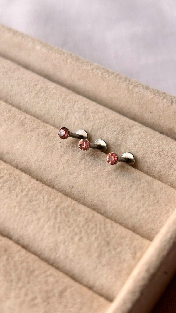 Producto - Piercing STRASS SIMPLE ROSA