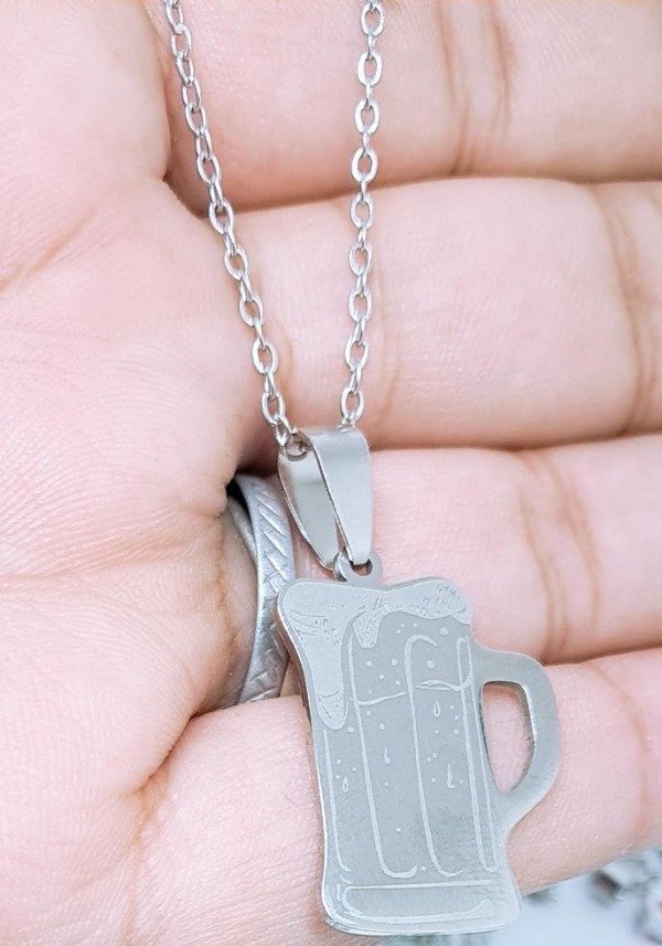Producto - Collar dije jarra de cerveza