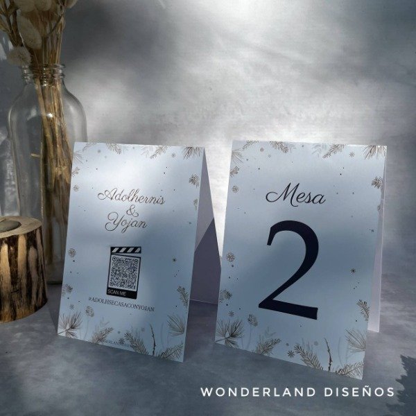 Producto - 17 Números de Mesa