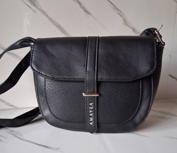 Producto - BANDOLERA ECO CUERO COLOR NEGRO AMAYRA