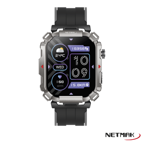 Producto - NM-EVOLUTION Smartwatch BT5.3 pantalla tactil IP67 Android/iOS llamadas NETMAK