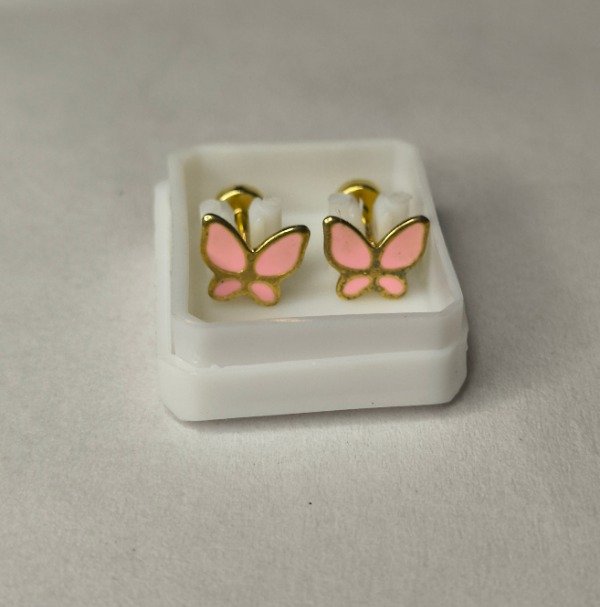 Producto - Abridor dorado mariposa rosa