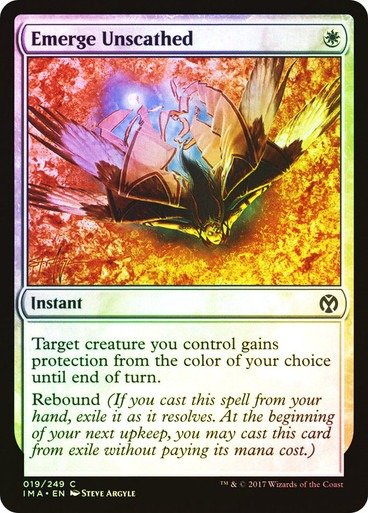 Producto - Emerge Unscathed Foil  Iconic Masters