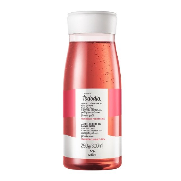 Producto - JABON LIQUIDO 300ML FRAMBUESA Y PIMIENTA ROSA