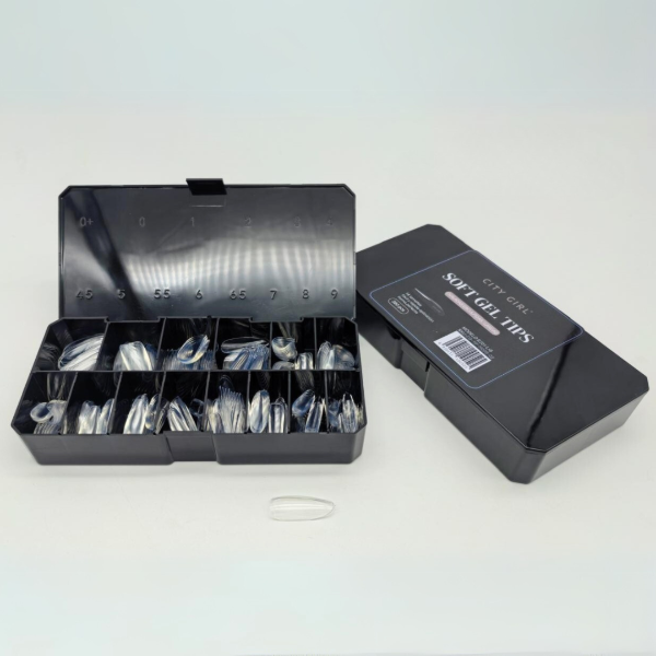 Producto - Tips soft gel city girl 280pcs ovaladas/largas