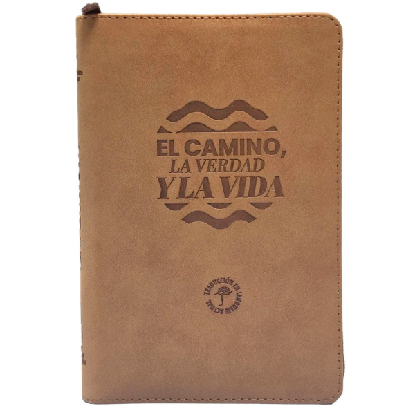 Producto - Biblia Traducción Lenguaje Actual Letra Grande Marrón Con Cierre