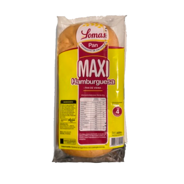 Producto - Pan de Hamburguesa Gigante x4