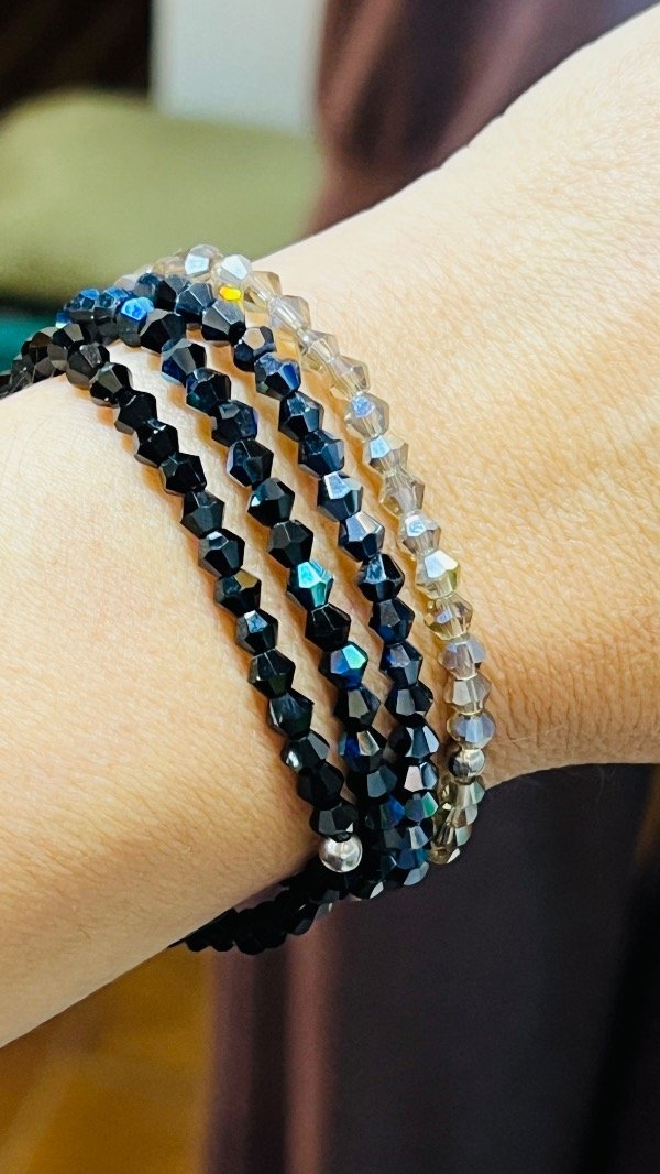 Producto - Pulsera elástica negra x 3