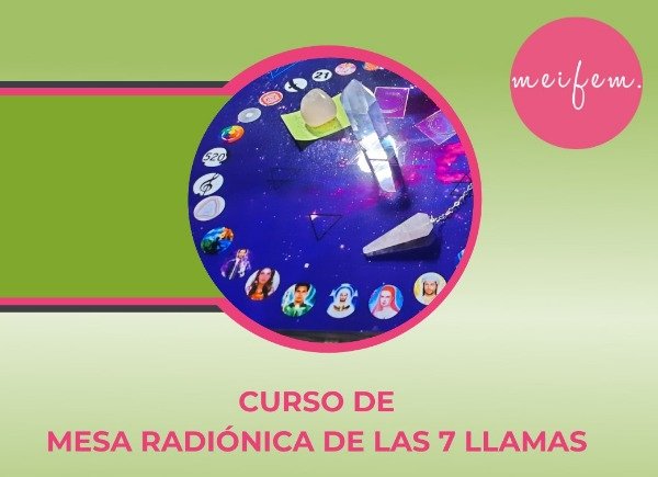 Producto - Curso de Mesa Radiónica de las 7 Llamas