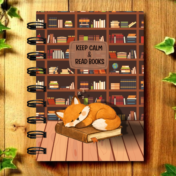 Producto - Encargá: ECO LIBRETA - "Zorrito Mimido" 80 Hojas A6 - Anillo en lateral