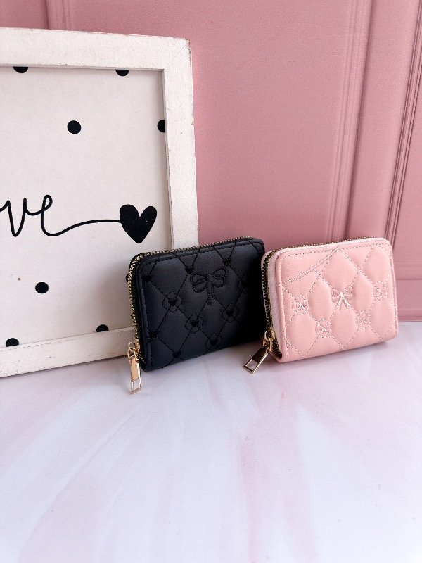 Producto - Billetera pocket moñitos con cierre - 1
